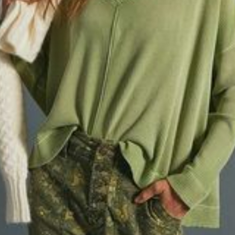 Anthropologie Waffle Long Sleeve Tee